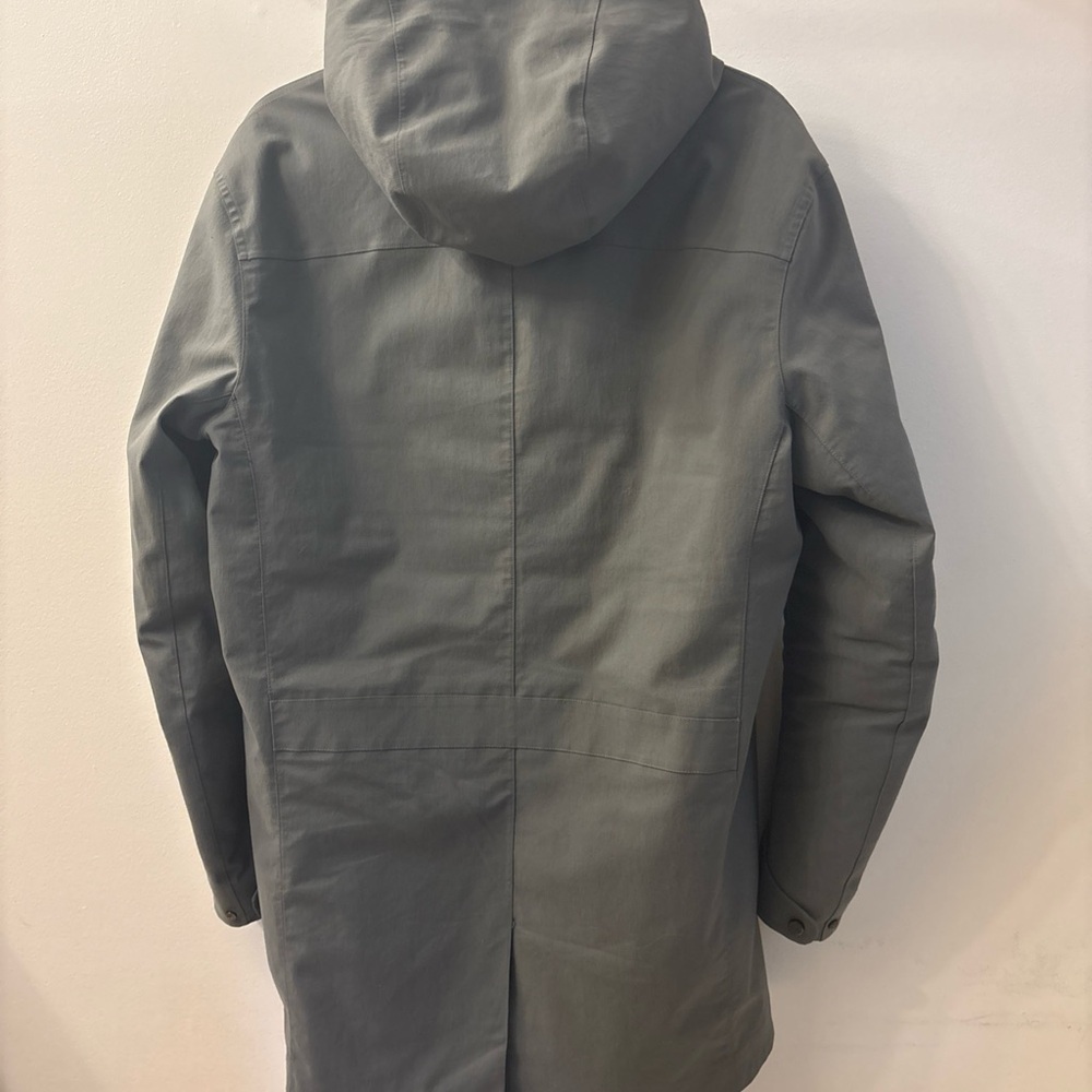Men's Gray Hooded, Alchemy Equipment, Waterproof Performance Down Coat - Picture 7 of 9